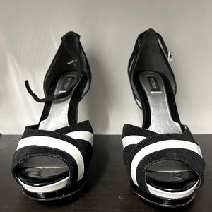 White House black market leather pumps.